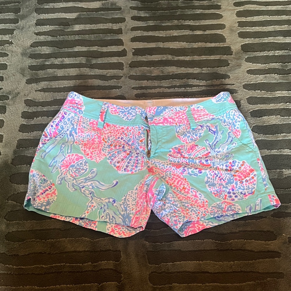 Lilly Pulitzer Pastel Floral Women Shorts Callahan Shorts